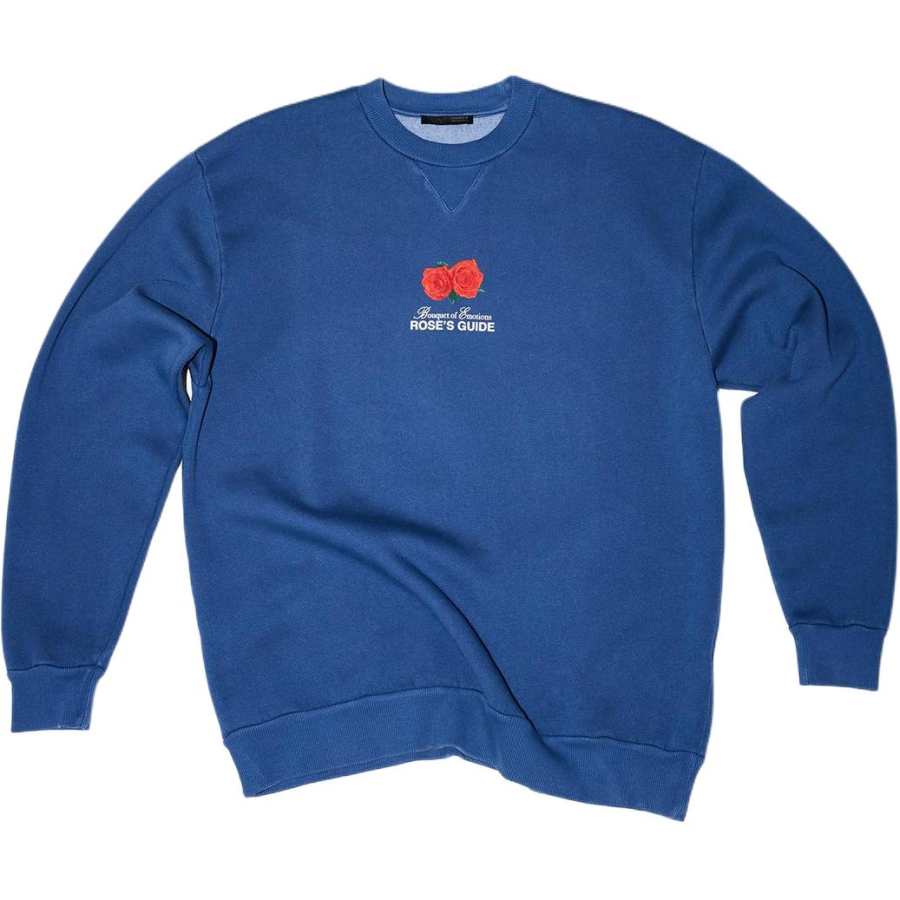 ZARA Sweatshirts Women's Blue Crew Neck Moderate
