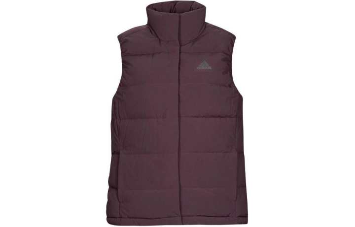 Adidas Adidas Vests Women's Burgundy Stand Collar Moderate Other