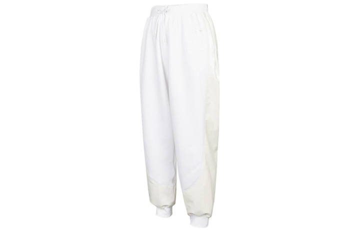 Nike Nike Knitted Sweatpants Women's White Thickened Straight Fit Pants