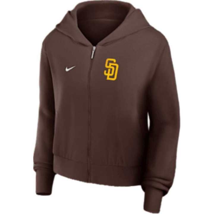 Nike Nike San Diego Padres Women's's Nike Mlb Full Zip Hoodie