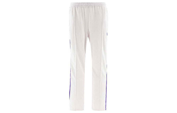 Needles Knitted Sweatpants Women's White Moderate Straight Fit Pants