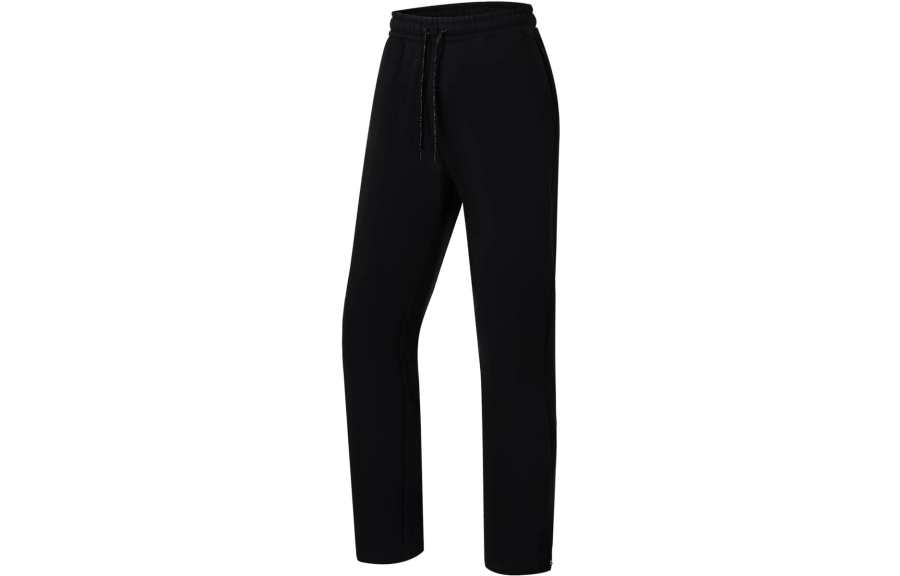 Li-Ning Li Ning Fitness Series Knitted Sweatpants Women's Black Moderate Straight Fit Pants