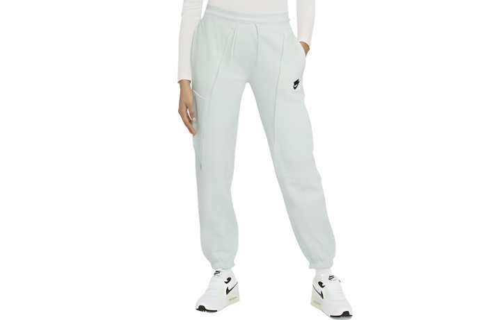 Nike Nike Knitted Sweatpants Women's Green Moderate Straight Fit Pants