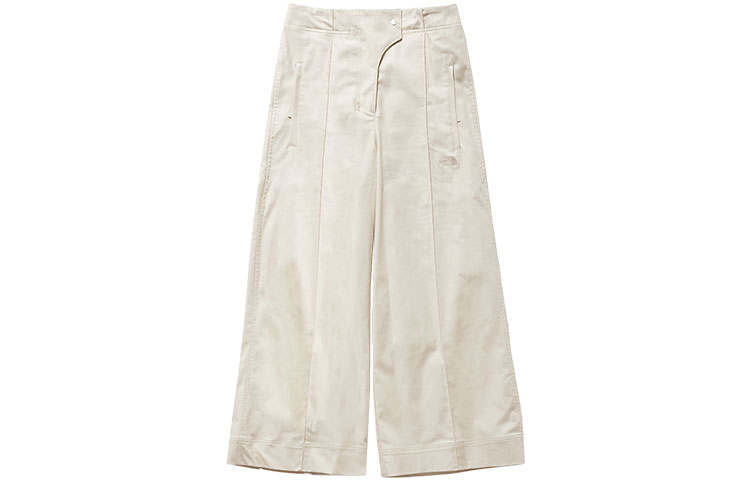 THE NORTH FACE Casual Pants Women's Light Khaki Moderate Wide Leg Pants