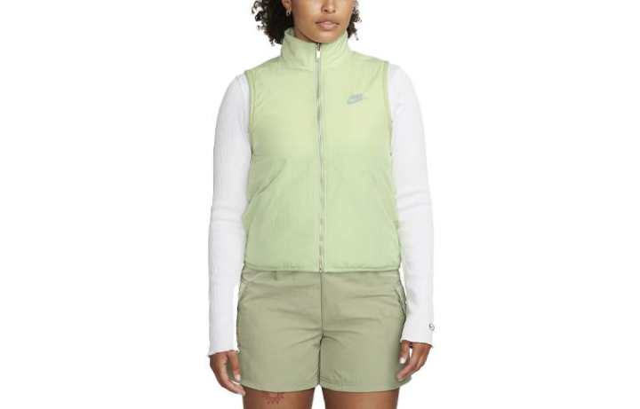 Nike Nike Vests Women's Green Yellow Stand Collar Moderate Other