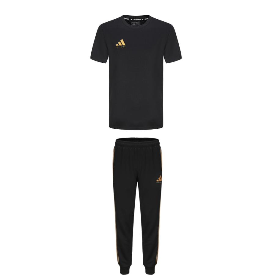 Adidas Adidas Taekwondo Casual Sportswear Unisex Black Gold