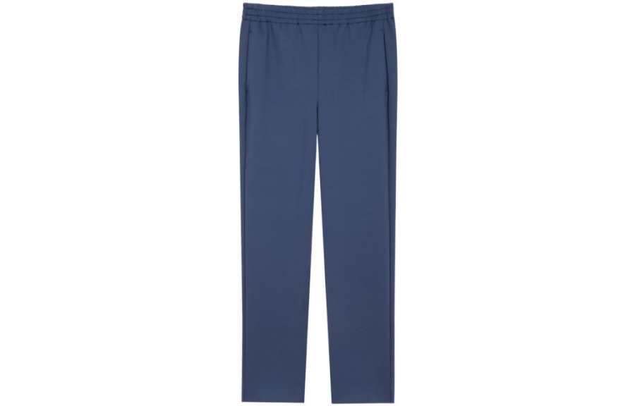 THEORY Casual Pants Women's Dark Blue Moderate Straight Fit Pants