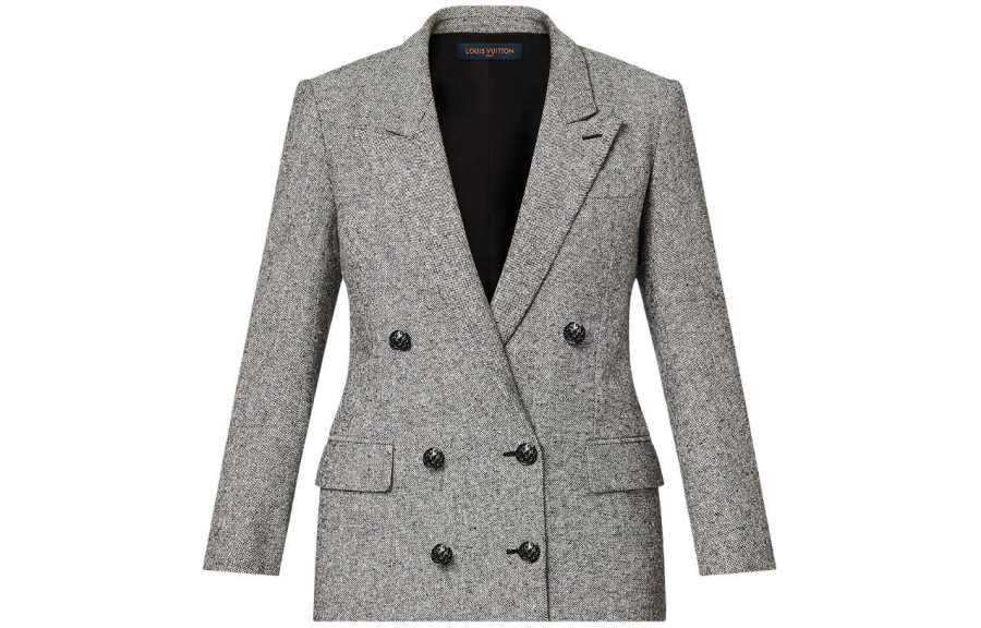 LOUIS VUITTON Business Suit Coat Women's Gray