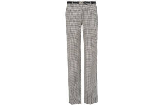 Miu Miu gingham-check straight-leg trousers