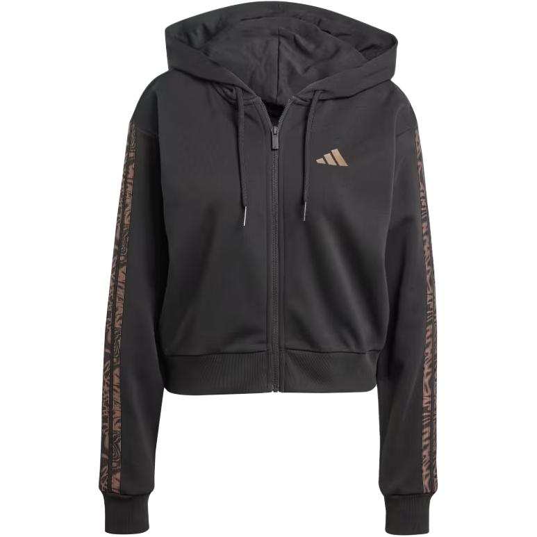 Adidas Adidas Free Shipping With AdiClub Essentials Seasonals Animal French Terry Full Zip Hoodie