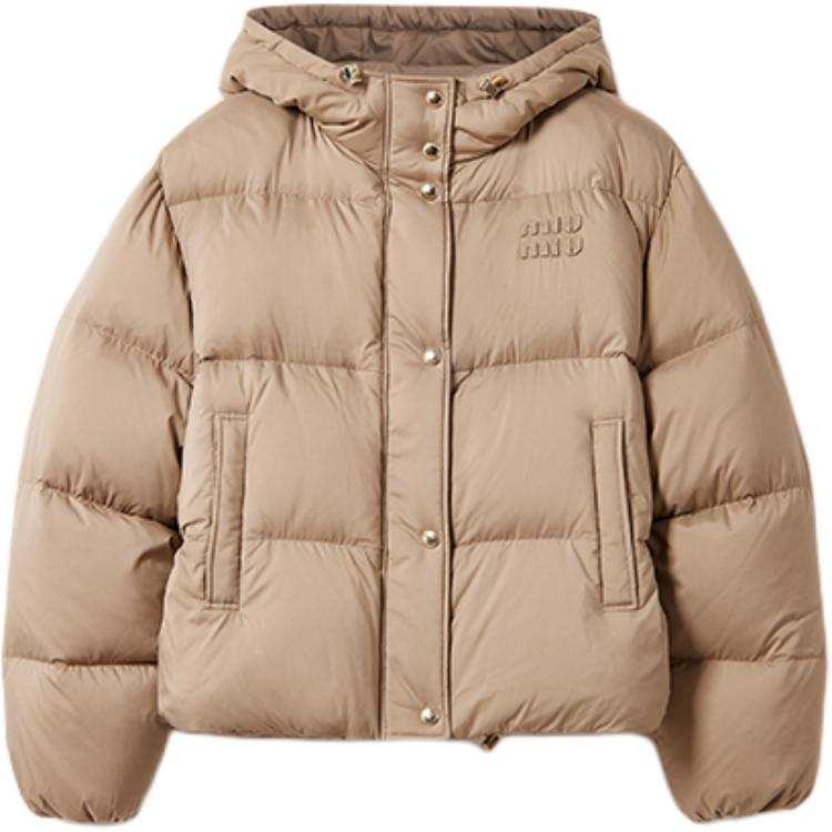 MIU MIU MIU MIU Logo appliqué Jacket