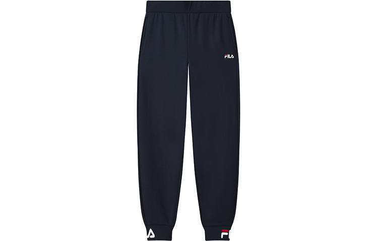 FILA Knitted Sweatpants Women's Ultramarine Blue Moderate Straight Fit Pants