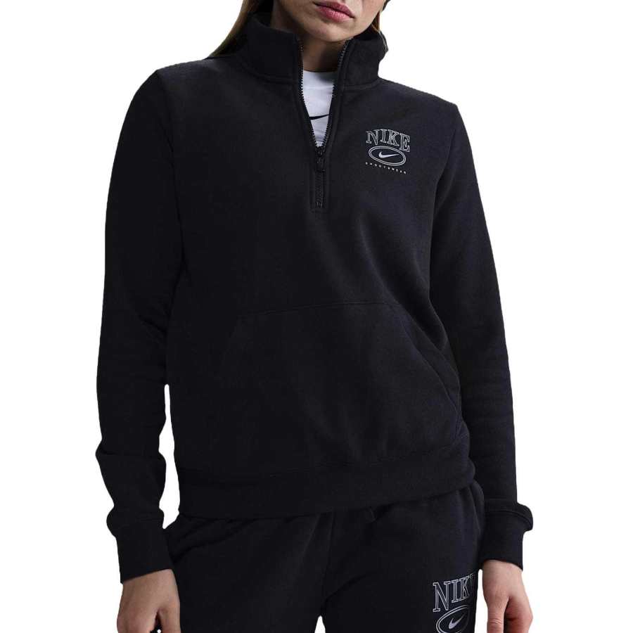 Nike Nike Sportswear Club Fleece Women's Mock-Neck 1/2-Zip Graphic Top