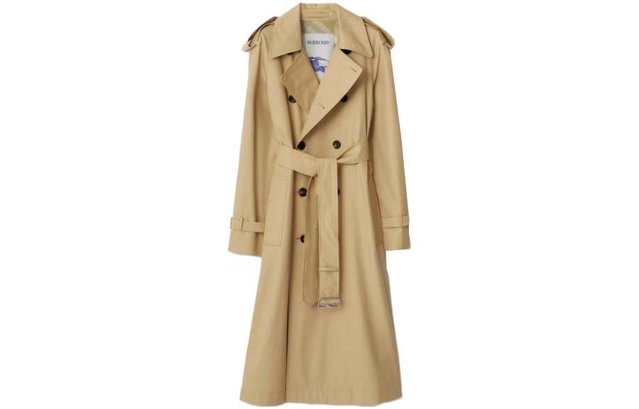 Burberry Gabardine Trench Coat 'Beige'