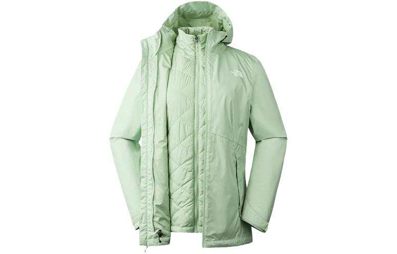 THE NORTH FACE Urban Exploration Waterproof And Windproof To Keep Warm Windbreaker Jacket Women's Green