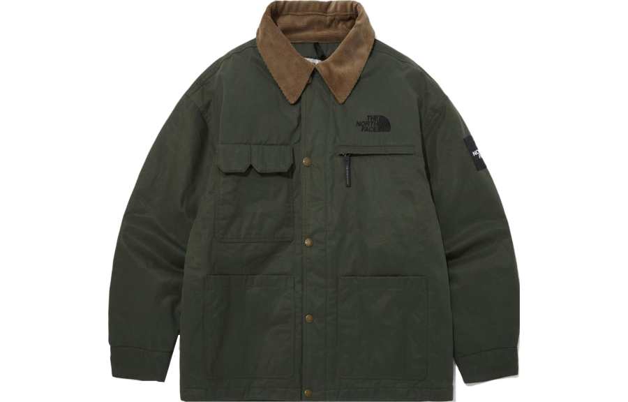 THE NORTH FACE Nuptse Puffer Jacket Unisex Olive Green