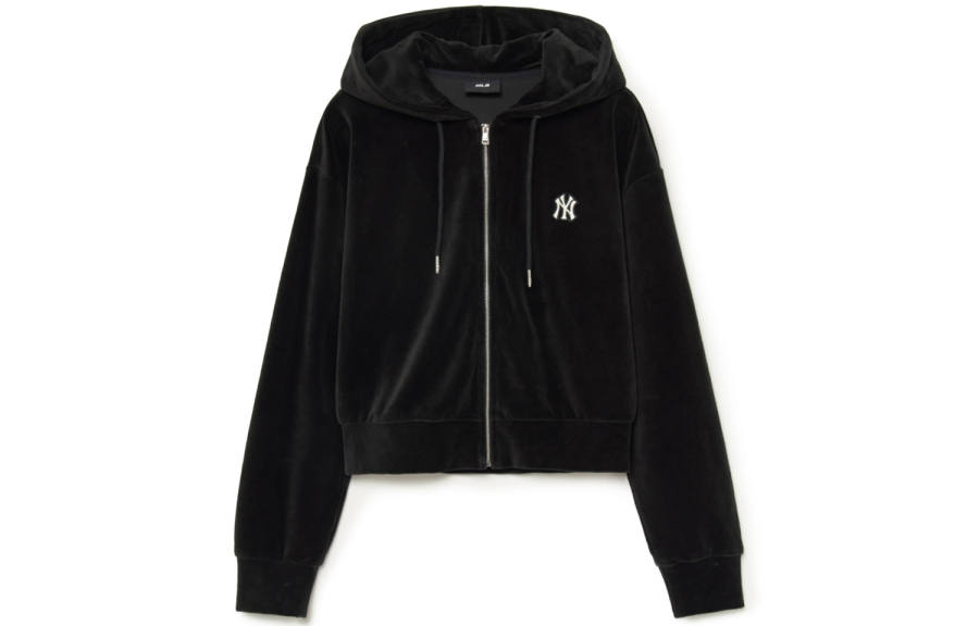MLB MLB Cropped Coats Women's Black Hooded Moderate