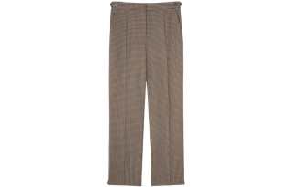 THEORY Casual Pants Women's Plaid Mixed Color Moderate Straight Fit Pants