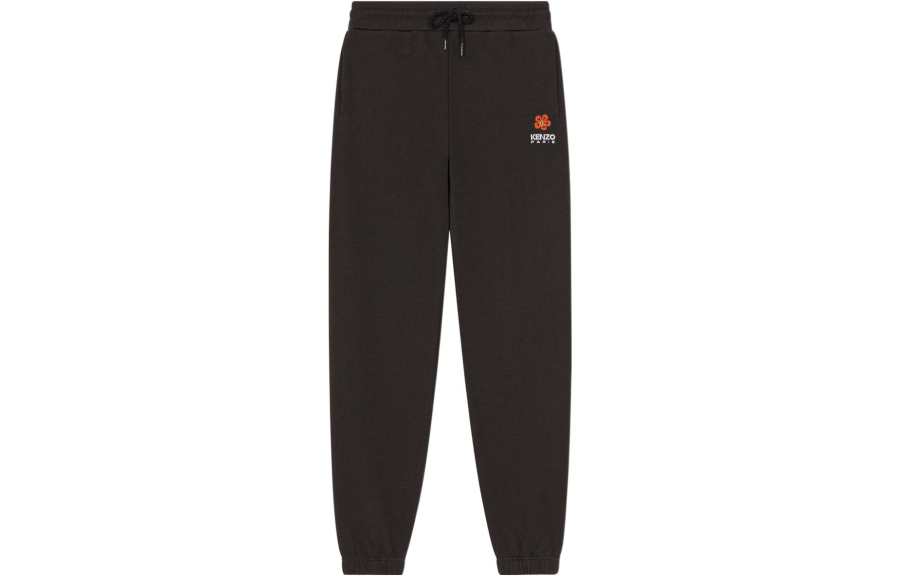 KENZO 【Previous Season】embroidered-logo drawstring track pants