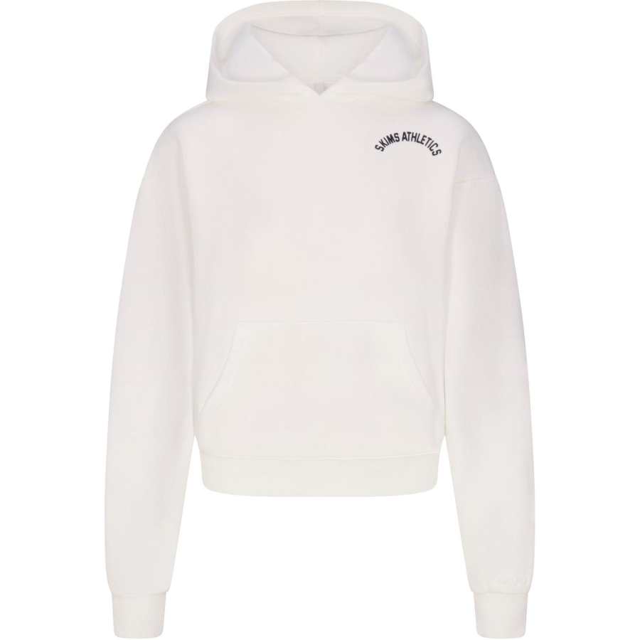 Skims SS25 COTTON FLEECE CLASSIC HOODIE Sweatshirt Women's MARBLE GRAPHIC/Marble Pattern