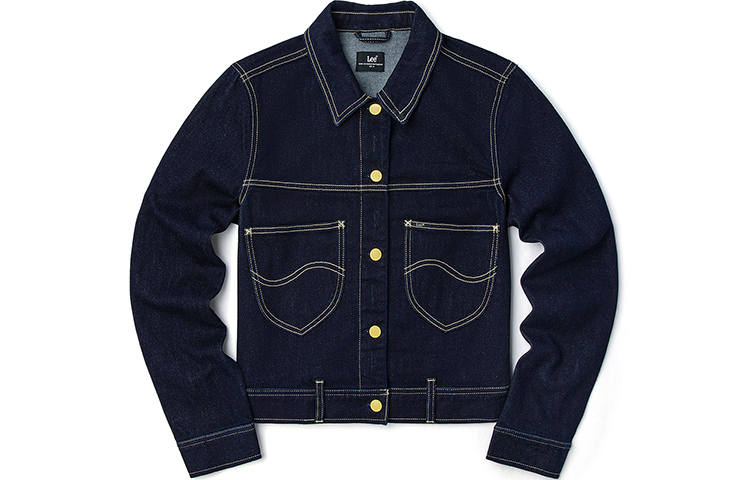 Lee Lee Denim Jackets Women's Washed Lapel Moderate Other