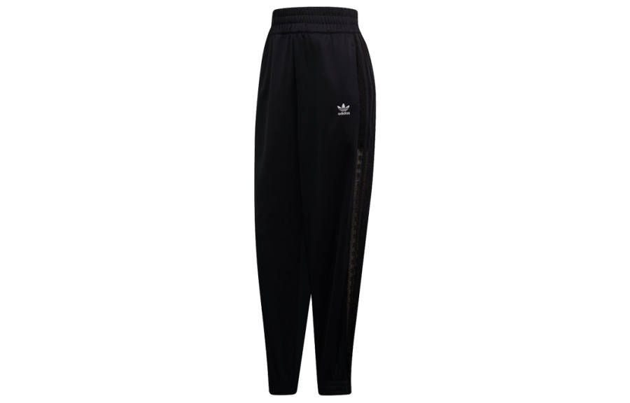 Adidas Originals Knitted Sweatpants Women's Moderate Straight Fit Pants