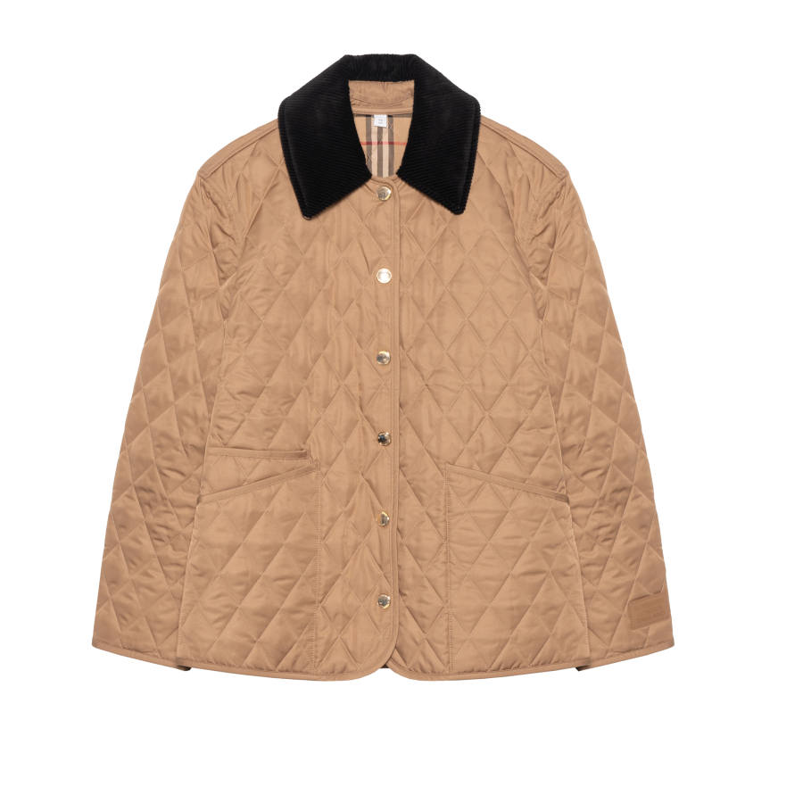 Burberry Burberry Diamond Quilted Button-Up Jacket
