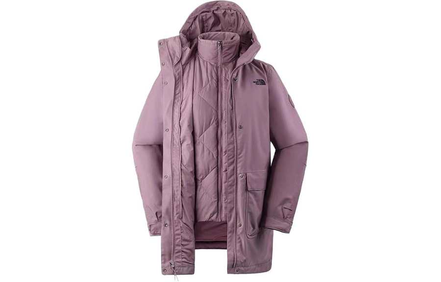 THE NORTH FACE Urban Exploration Waterproof And Windproof Windbreaker Jacket Women's Purple