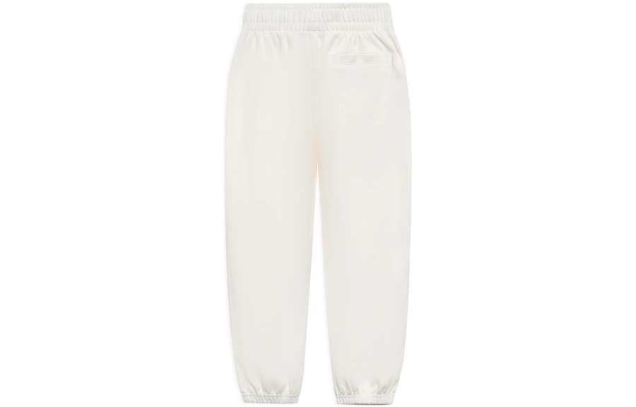 Li-Ning Li Ning Sports Basketball Collection Knitted Sweatpants Women's Mist White