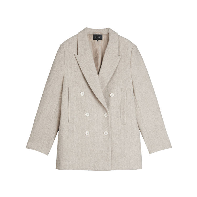 ELLE Business Suit Women's Beige Coffee