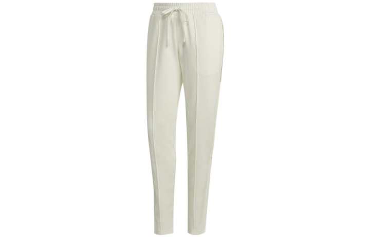 Adidas Adidas Knitted Sweatpants Women's Ecru Moderate Cuffed Pants