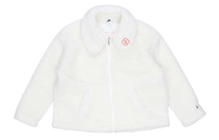 Nike Nike CNY Collection Velvet Jackets Women's Sail White Lapel Moderate