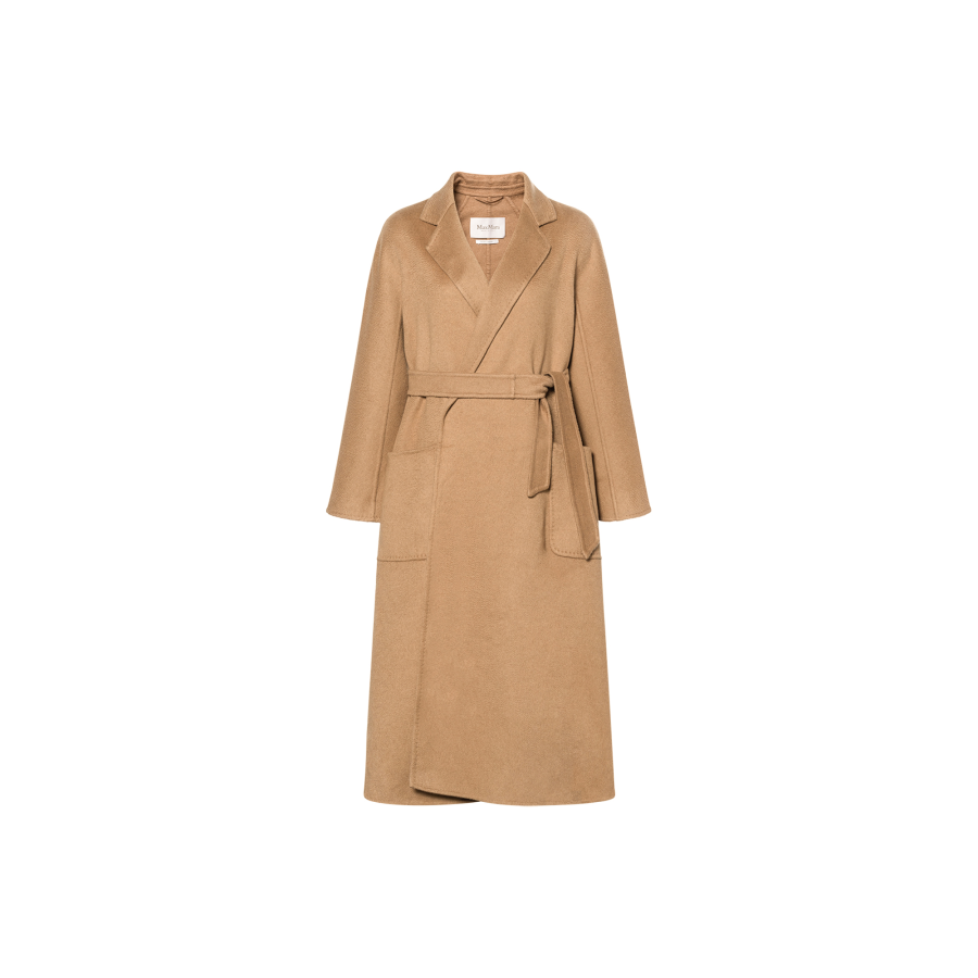 MaxMara Labbro Series Velvet feel Coat Women's Camel
