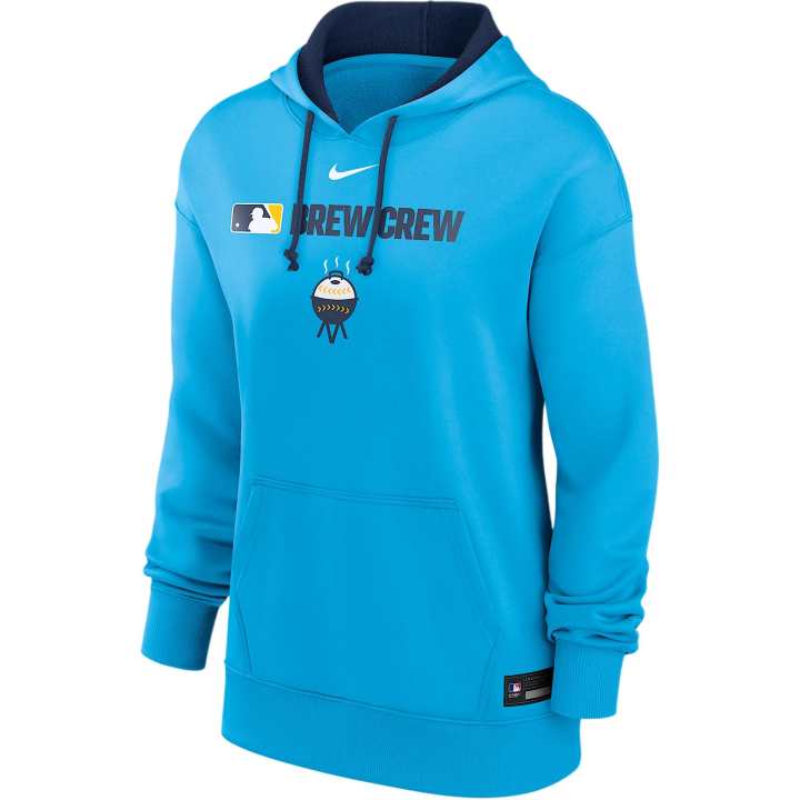 Nike Nike Milwaukee Brewers Authentic Collection City Connect Women's Nike Therma Mlb Pullover Hoodie
