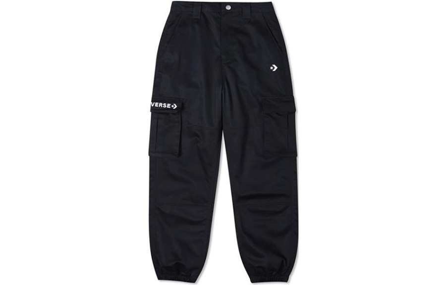 Converse CARGO JOGGER Casual Pants Women's Black Moderate Cuffed Pants