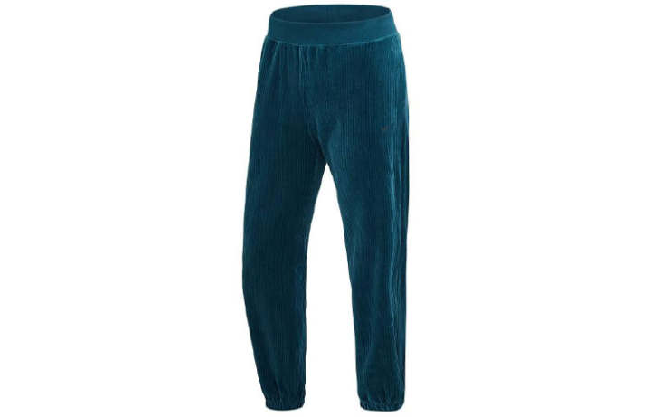Nike Nike Knitted Sweatpants Women's Turquoise Moderate Straight Fit Pants