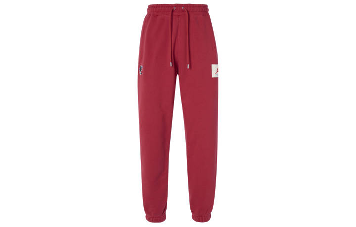 Jordan Jordan X Two 18 Two 18 Logo Label Pattern Embroidery Washed Fleece Lined Drawstring Knitted Sweatpants Women's