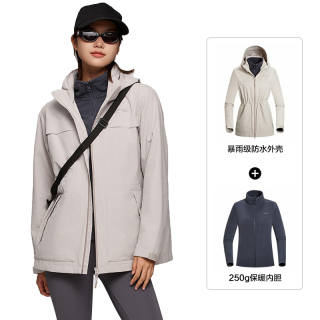 NORTHLAND Windbreaker Jackets Women's Hooded Moderate