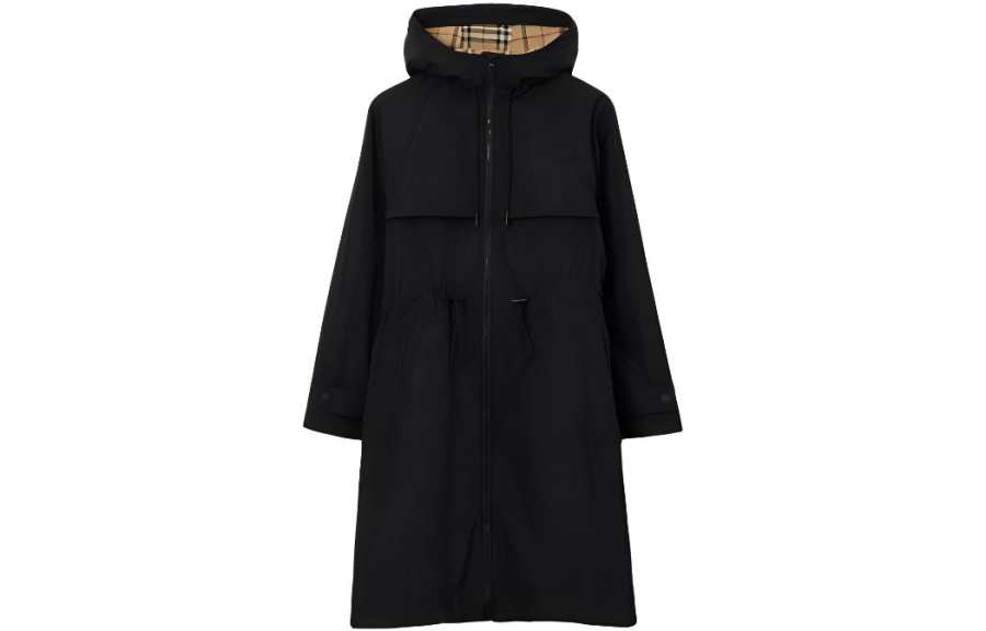 Burberry Charminster Hooded Zipped Coat