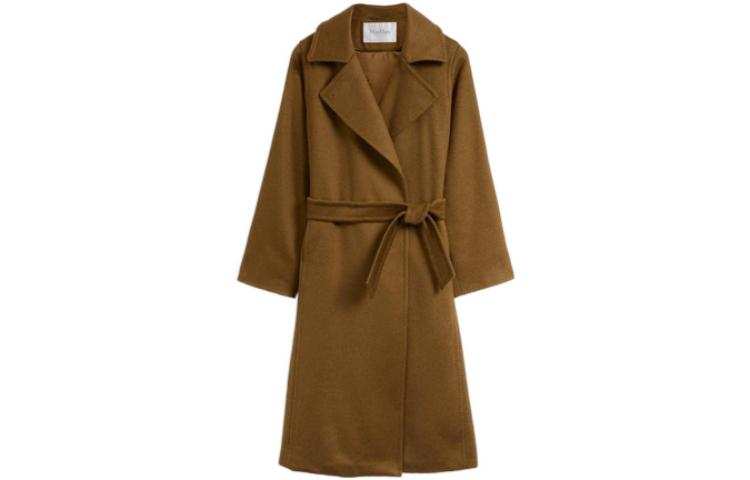 MaxMara MaxMara Coats Women's Brown Lapel Moderate