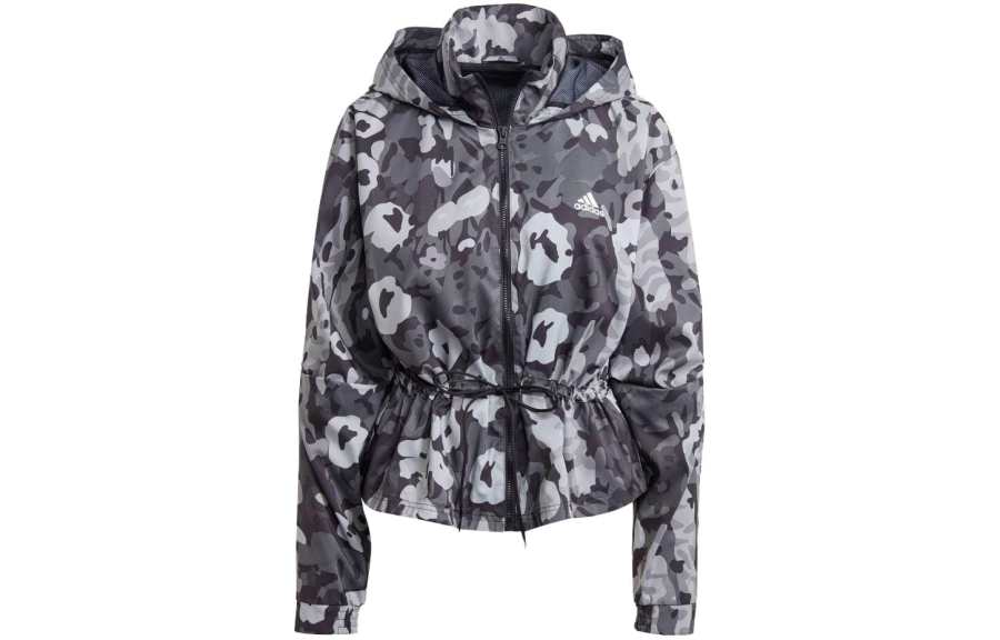 Adidas Adidas Windproof Windbreaker Jacket Women's Black
