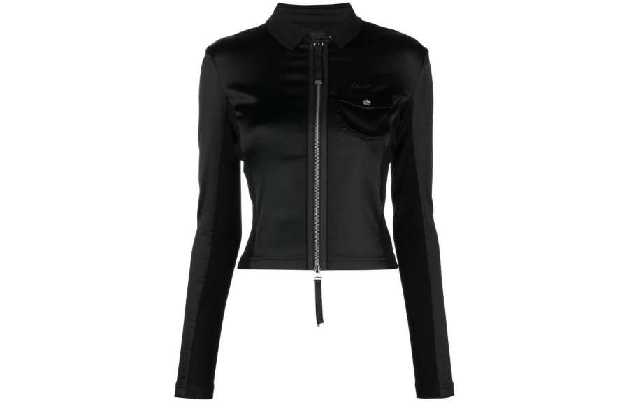 DIESEL FW22 Cropped Coat Women's Black