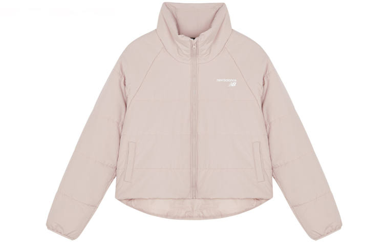 New Balance New Balance Cropped Coats Women's Pink Stand Collar Moderate