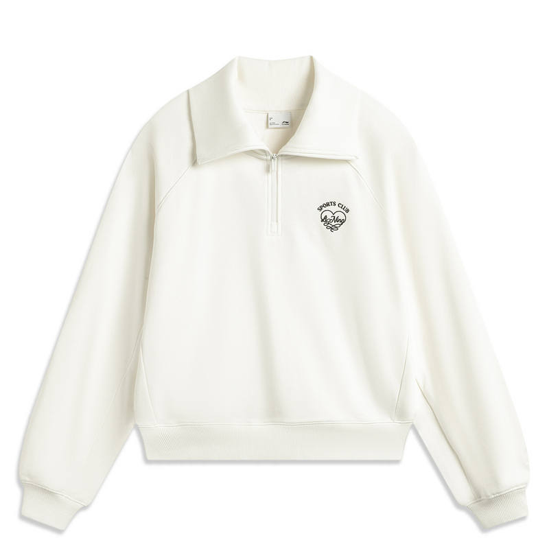 Li-Ning Li Ning Sports Trendy Collection Sweatshirt Women's Ivory