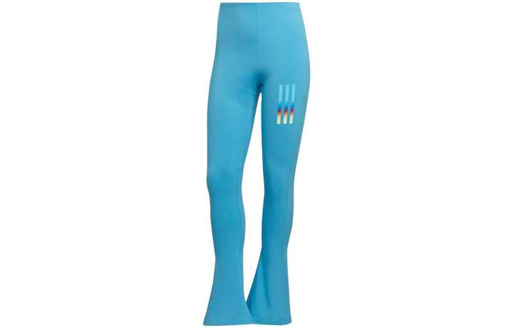 Adidas Adidas Knitted Sweatpants Women's Sky Blue Moderate Flared Pants
