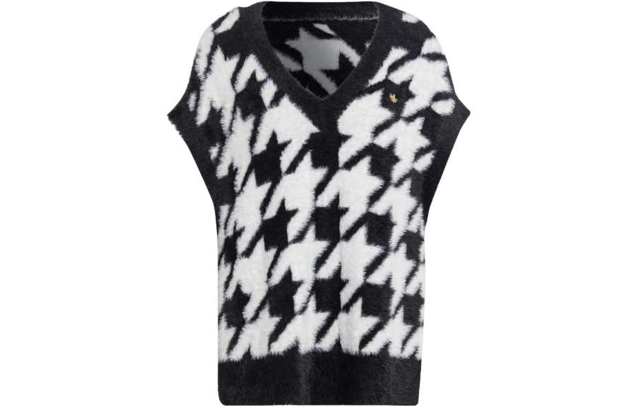 Adidas Originals Vests Women's Black V Neck Moderate Other