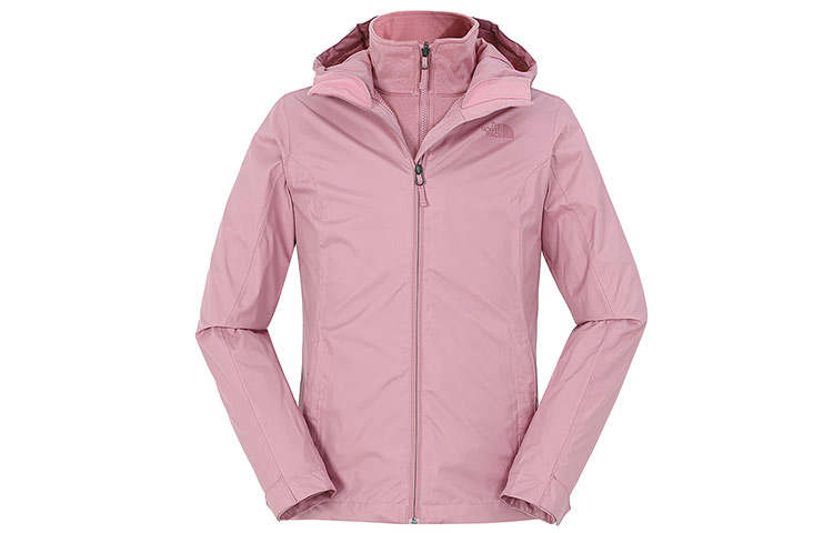 THE NORTH FACE Waterproof And Windproof Windbreaker Jacket Women's Rose Red