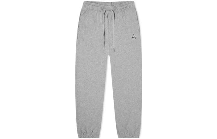 Jordan Jordan Knitted Sweatpants Women's Gray Moderate Cuffed Pants