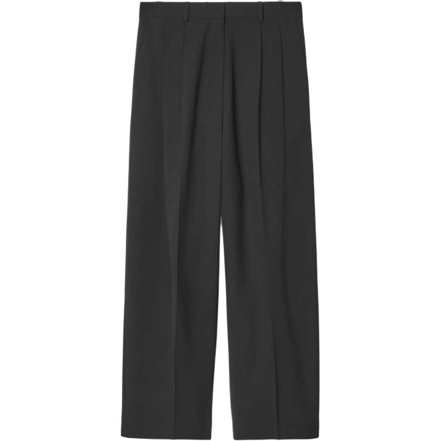 COS Casual Pants Women's Black Moderate Wide Leg Pants