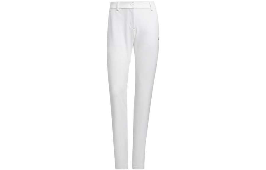 Adidas Adidas Knitted Sweatpants Women's White Moderate Slim Fit Pants